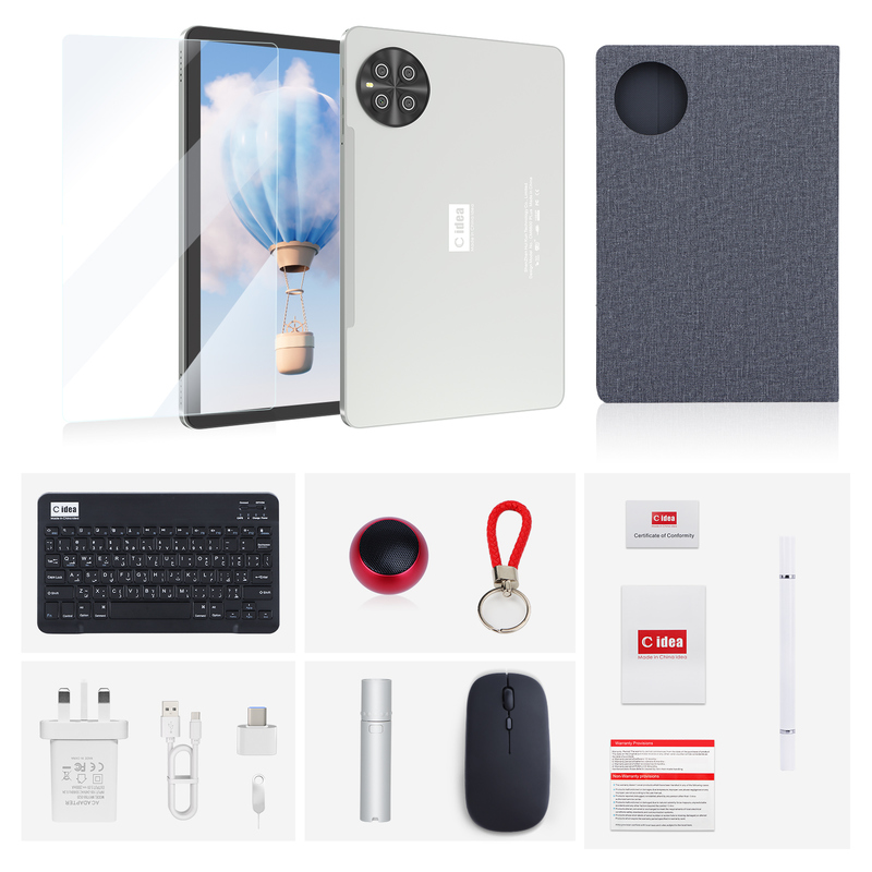 C Idea 10,1 cali Tablet SIM WIFI Tablet Android z stylusem CM8800plus Silver