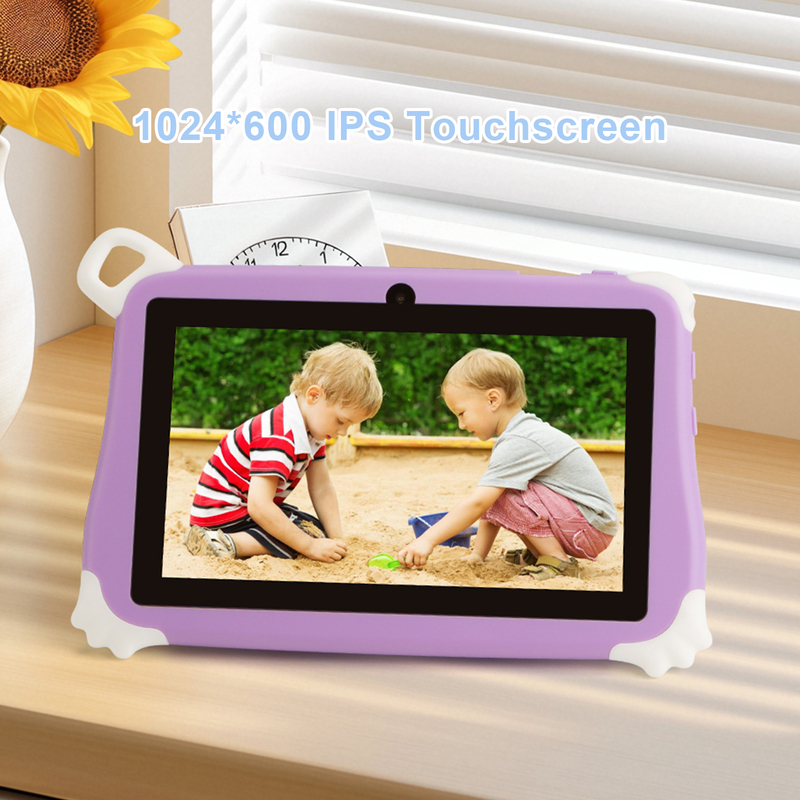 C Idea Android 15 Kids Tablet 8+256GB Tablet edukacyjny Kidspad z przyjazną aplikacją CM86 fioletowy