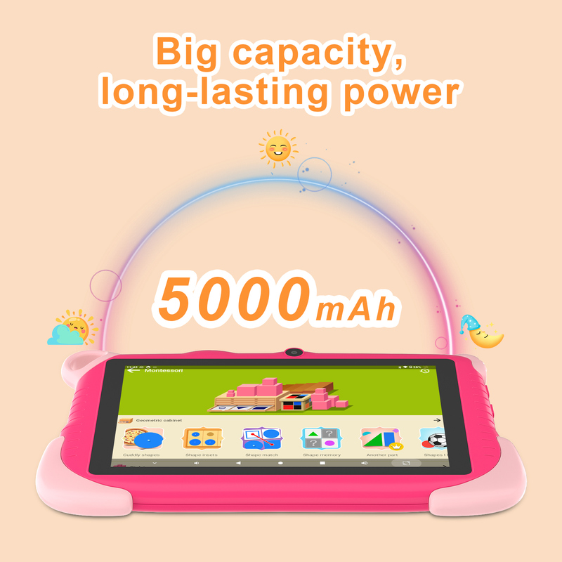 C Idea 7-calowy Android 15 Edukacyjny Smart Tablet Dla Uczniów CM78 różowy