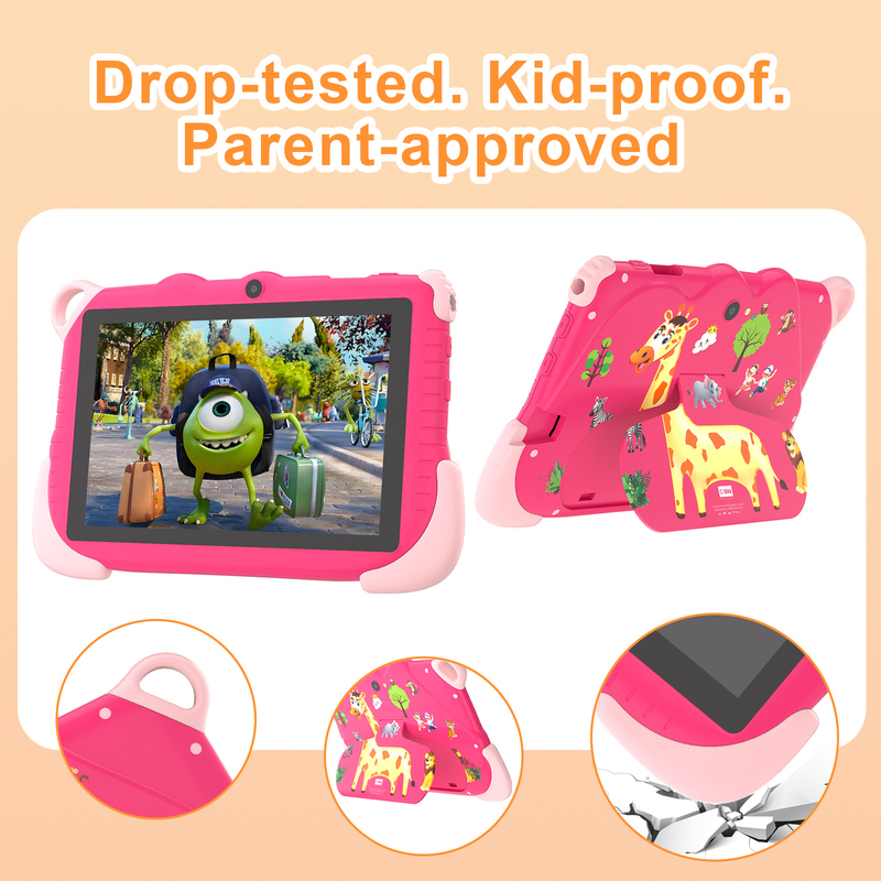 C Idea 7-calowy Android 15 Edukacyjny Smart Tablet Dla Uczniów CM78 różowy