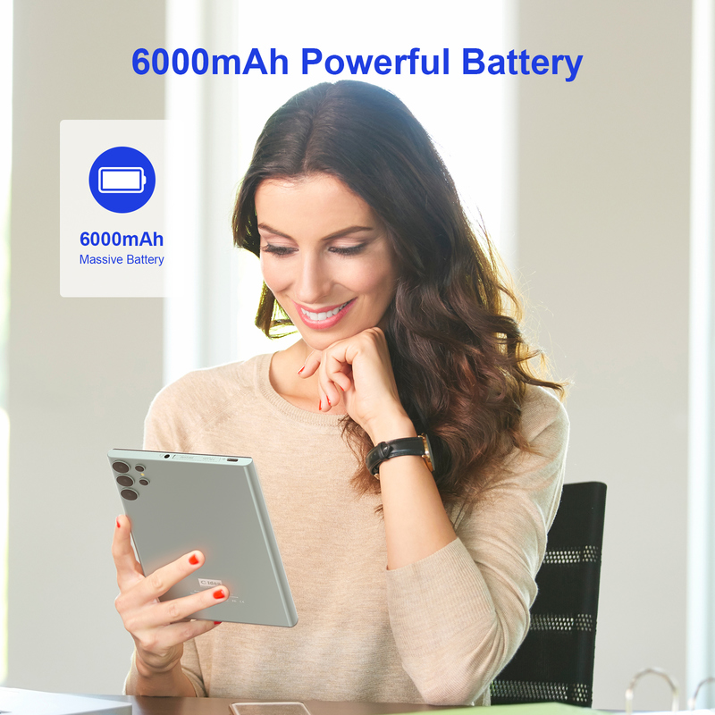 C idea 7 cali Tablet Wi-Fi z obudową 8+256GB Przechowywanie Procesor Quad Core 600x1024 IPS Ekran dotykowy CM524 zielony