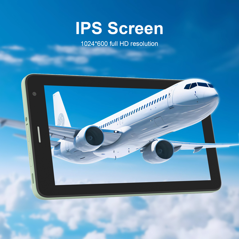 C idea 7 cali Tablet Wi-Fi z obudową 8+256GB Przechowywanie Procesor Quad Core 600x1024 IPS Ekran dotykowy CM528 Zielony
