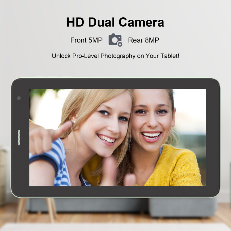 C idea 7 cali Tablet Wi-Fi z obudową 8+256GB Przechowywanie Procesor Quad Core 600x1024 IPS Ekran dotykowy CM528 Zielony