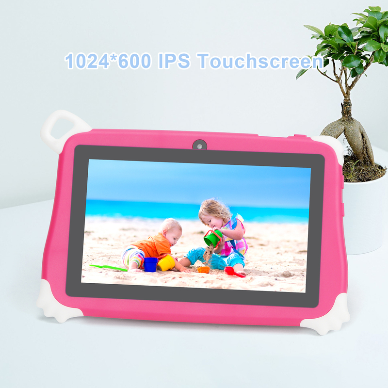 C Idea Android 15 Kids Tablet 8+256GB Tablet edukacyjny Kidspad z przyjazną aplikacją CM86 różowy