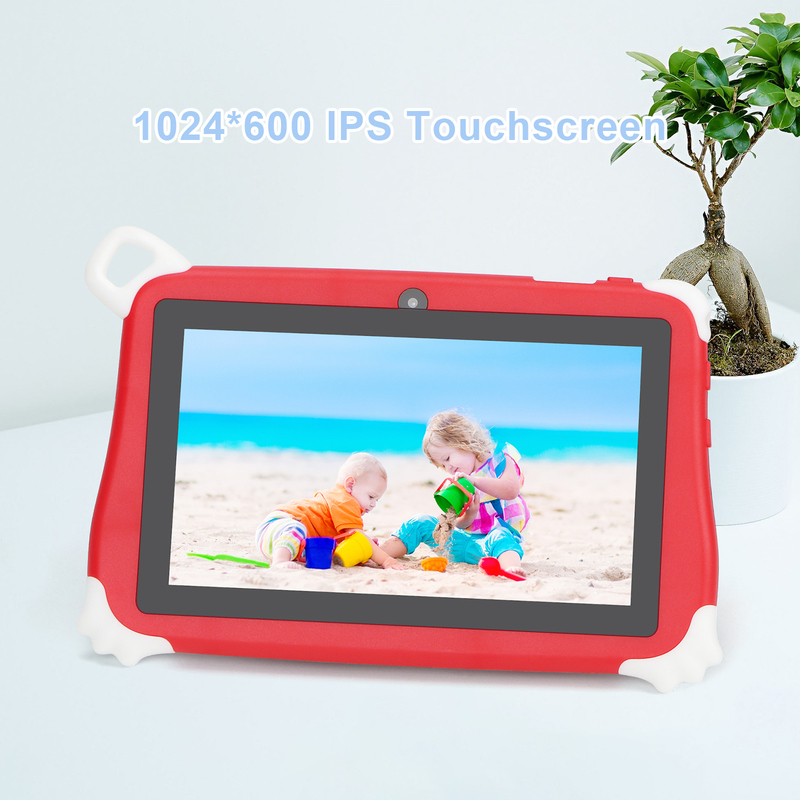 C Idea Android 15 Tablet dla dzieci 8+256GB Tablet edukacyjny Kidspad z przyjazną aplikacją CM86 czerwony