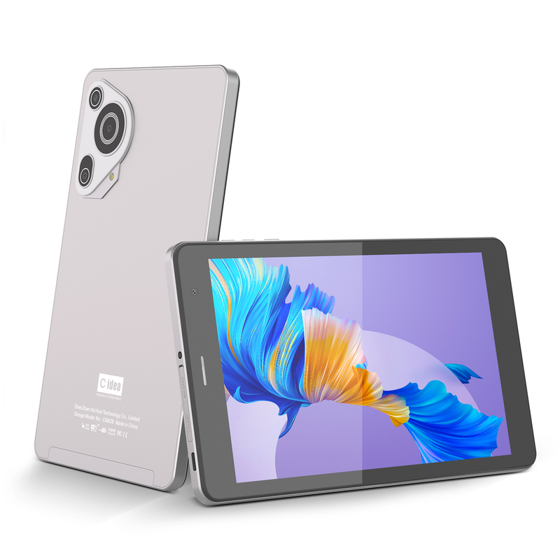 C idea Youth Silver 8 Inch Tablet Android 15 z gniazdem do kart TF, WiFi,8GB +512GB, 800*1280 IPS incell CM828