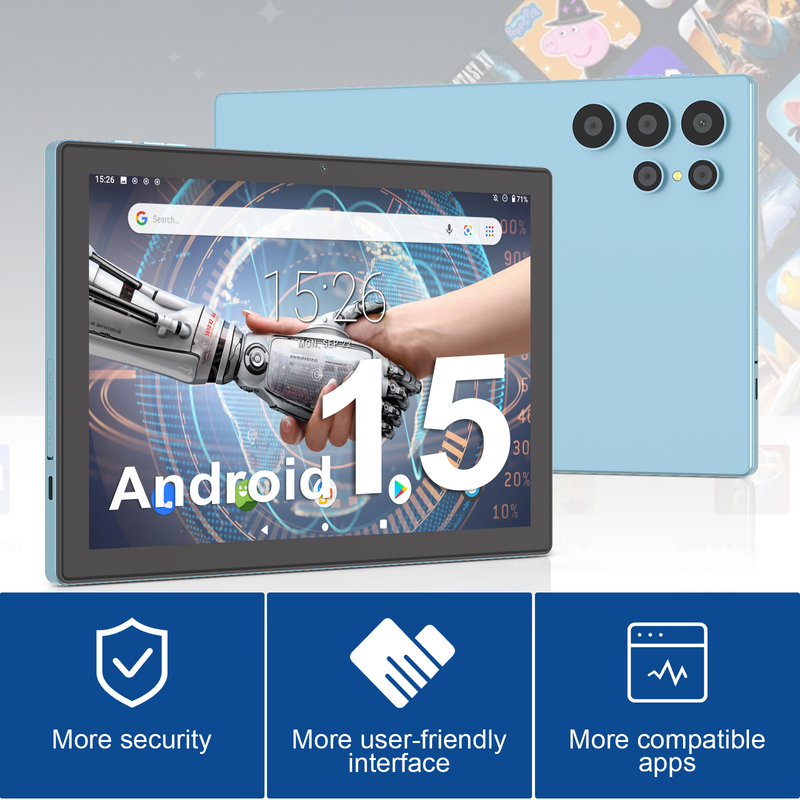 C idea 10,1 cala Android WiFi Tablet PC z ekranem dotykowym i klawiaturą 5G LET CM8900plus