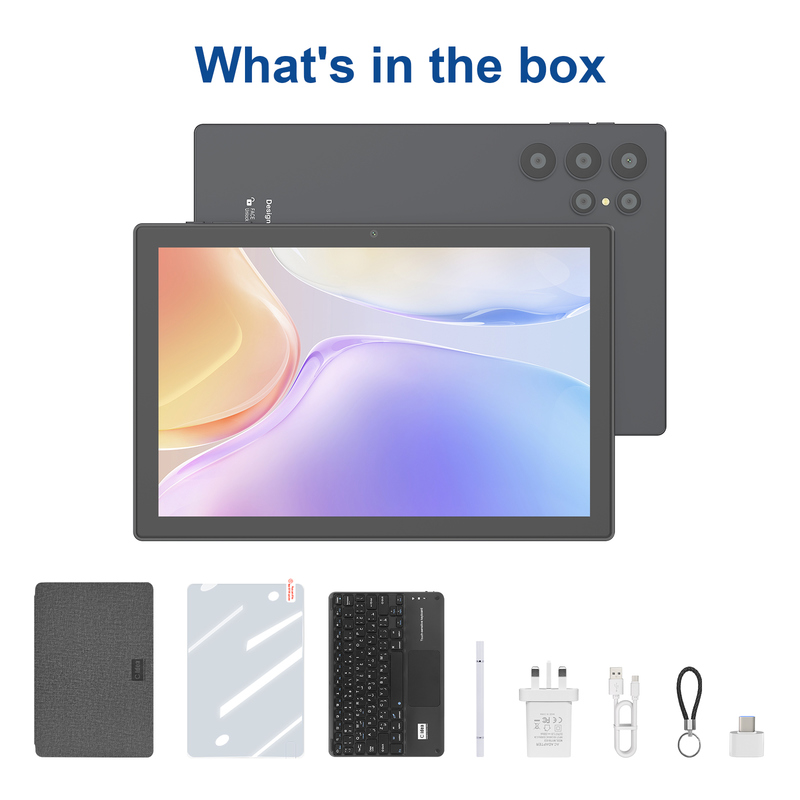 C idea 10,1 cala Android WiFi Tablet PC z ekranem dotykowym i klawiaturą 5G LET CM8900plus