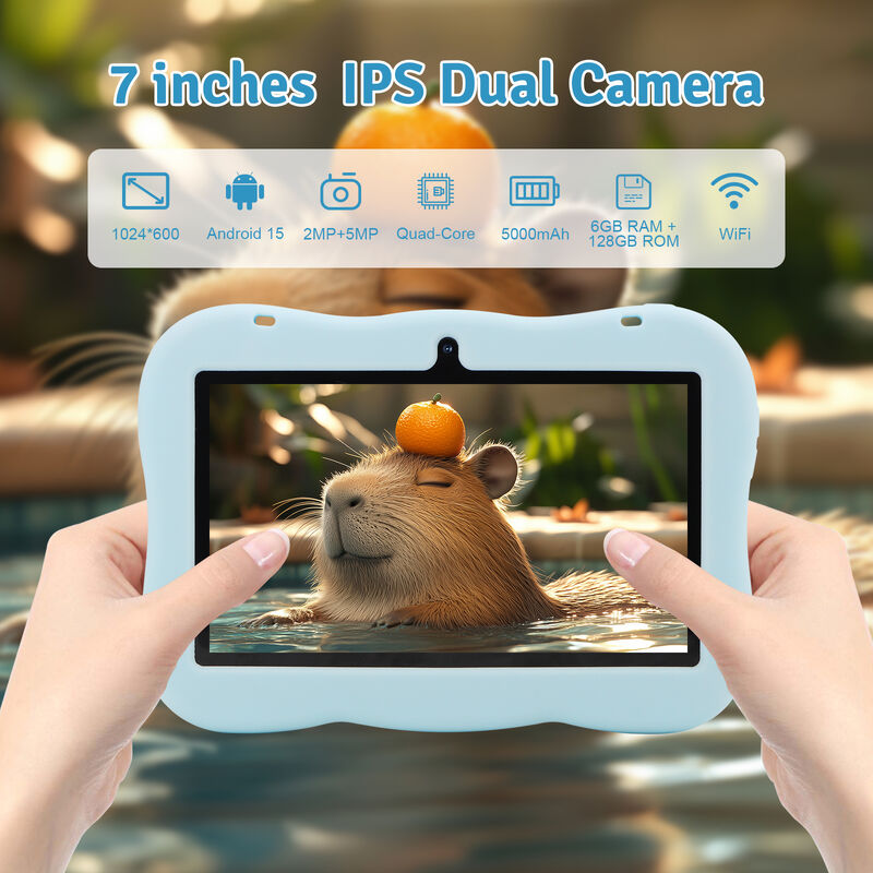 C idea Youth 7-calowy tablet Android 15 z gniazdem karty tf, WiFi, 6 GB + 128 GB, 1024 * 600 IPS incell CM66