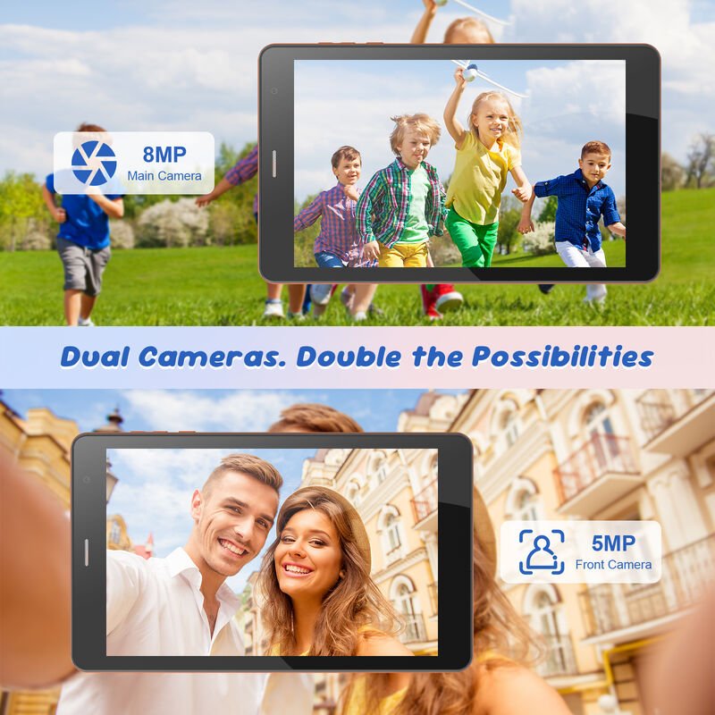 C idea 7 inch Wifi Tablet with Case 8+256GB Storage Quad Core Processor 600x1024 IPS Touchscreen CM517 air