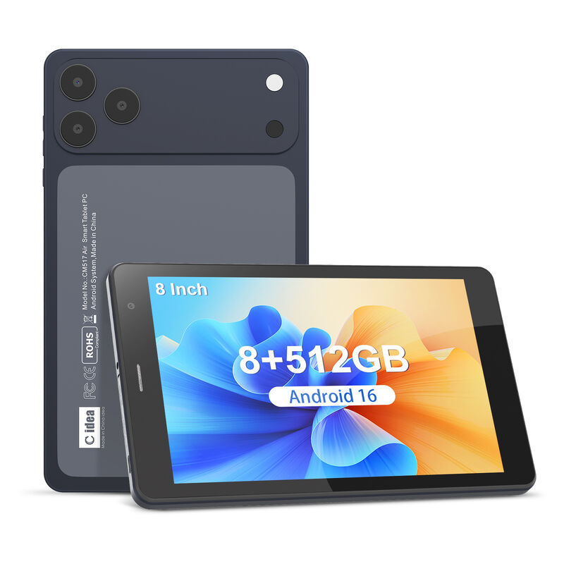 C idea 7 inch Wifi Tablet with Case 8+256GB Storage Quad Core Processor 600x1024 IPS Touchscreen CM517 air