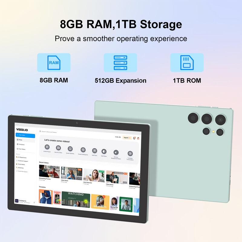 C Idea 10 cali Tablet Android Snapdragon CPU z klawiaturą dla studentów CM9000ultra Green