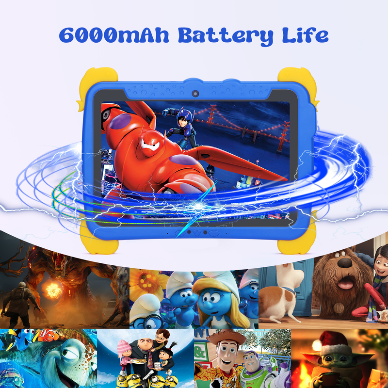 C Idea 10,1-calowy tablet z systemem Android, 4 GB RAM, 64 GB ROM, Kidspad P1100