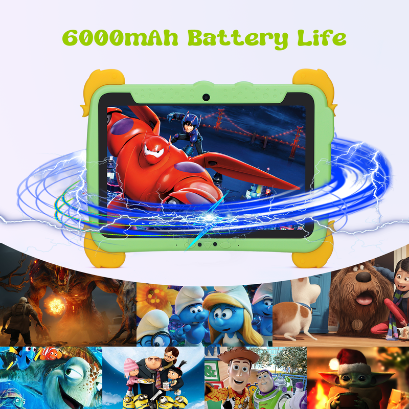 C Idea 10,1-calowy tablet z systemem Android, 4 GB RAM, 64 GB ROM, Kidspad P1100