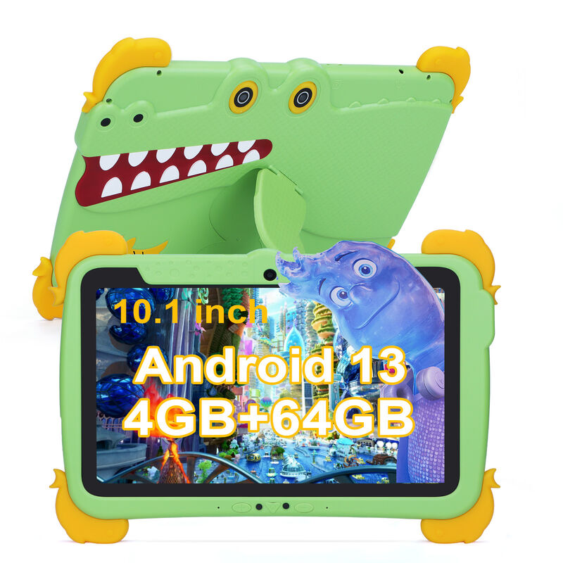 C idea Kids Tab 10,1 cala Android 13 Tablet dla dzieci 4GB RAM 64GB ROM Ochrona oczu Ekran dotykowy dla dzieci 3-8 lat