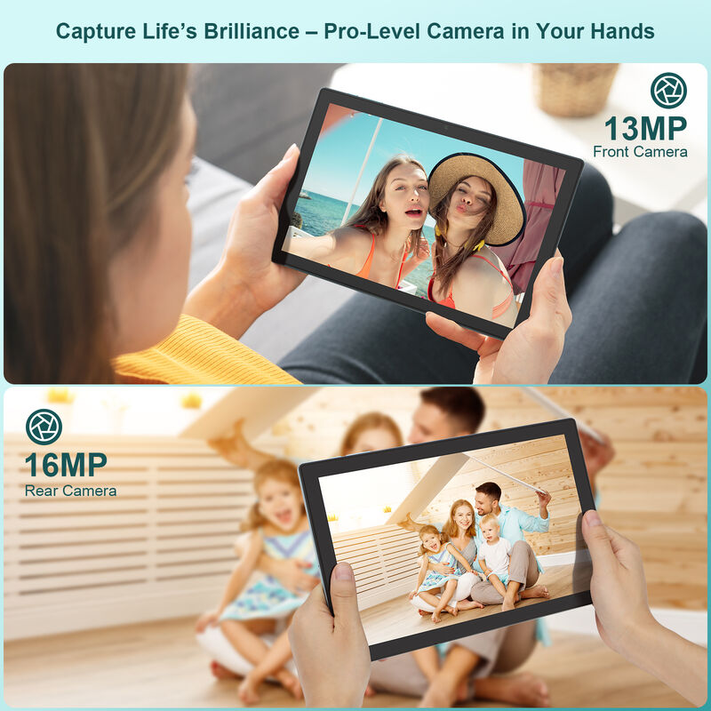 C Idea 10,1 cali Tablet PC Dual Camera Wi-Fi HD Pojemnościowa rozdzielczość ekranu 8GB RAM 1TB ROM Rozrywka i użytek biznesowy (Czarny)