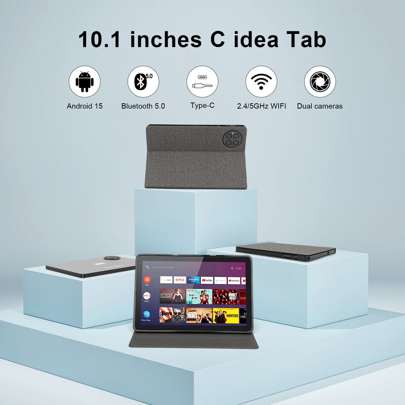 C idea Factor CM8800 Plus 10,1 cali Ekran HD System Android 8GB + 1TB Duża pamięć masowa Dorośli Tablet PC z klawiaturą myszy