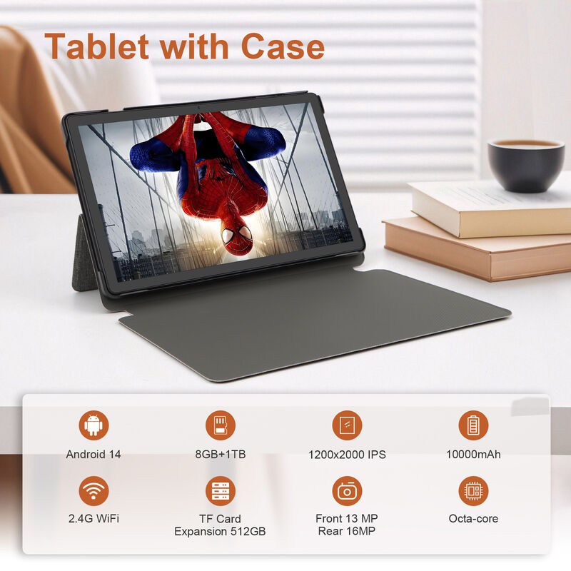 C Idea CM10016 Plus 10,36-calowy tablet z systemem Android 16 Business 8-core 8GB 1TB pamięci masowej FHD z ekranem dotykowym (czarny)