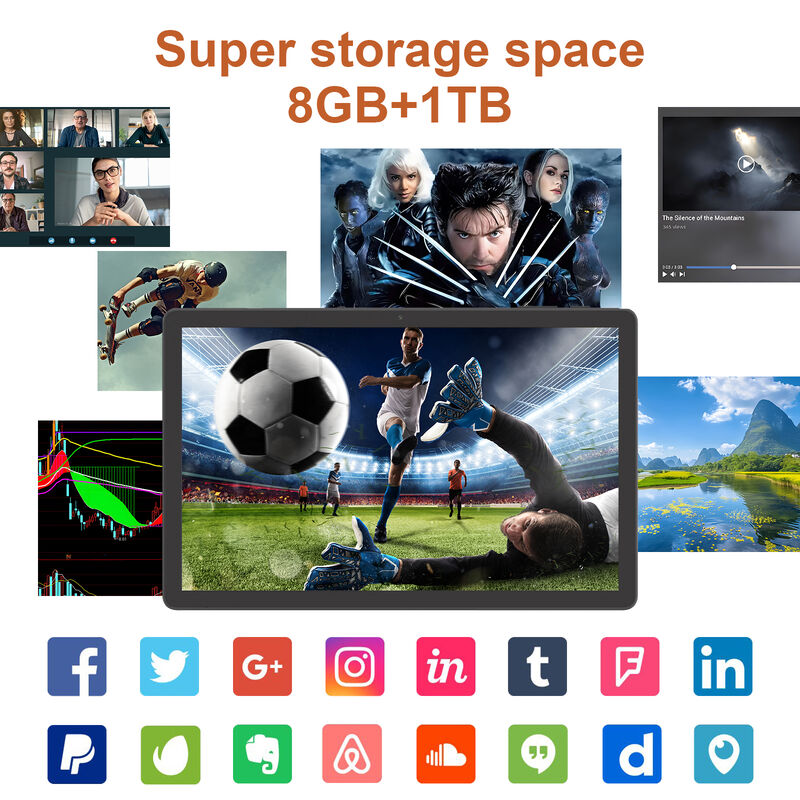 C Idea CM10016 Plus 10,36-calowy tablet z systemem Android 16 Business 8-core 8GB 1TB pamięci masowej FHD z ekranem dotykowym (czarny)
