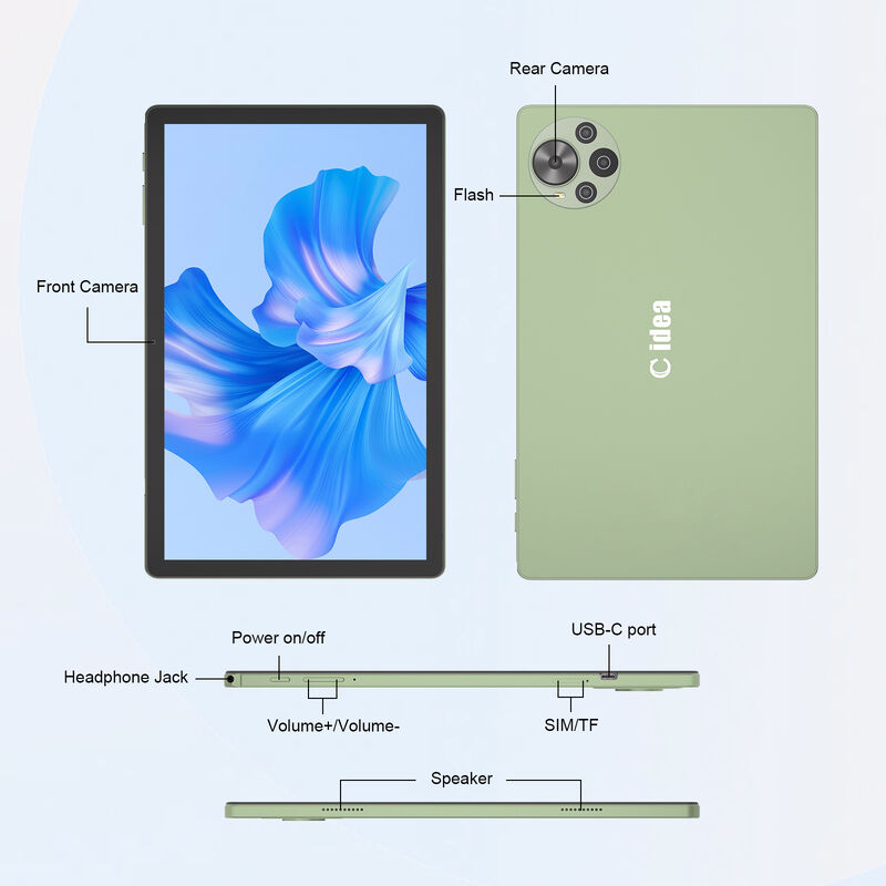C Idea 10,36-calowy tablet z ekranem 2K Android 16 Octa Core z klawiaturą i tabletem biznesowym (R1036)